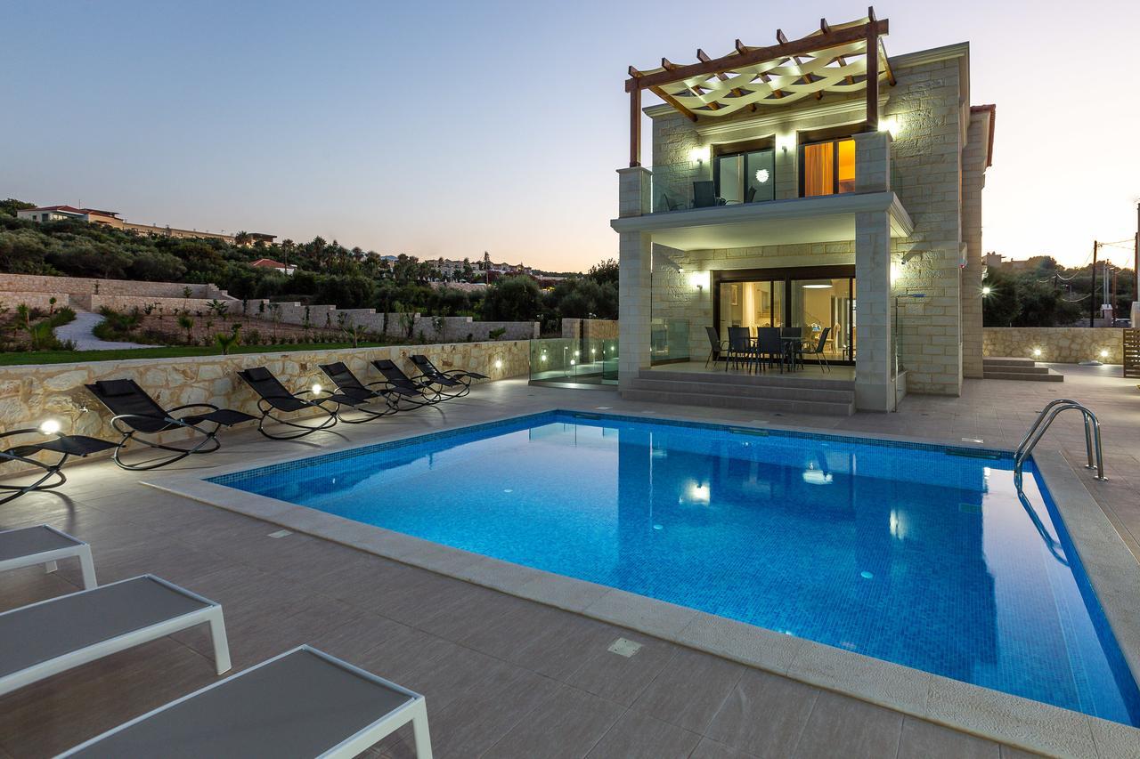 Eudora Luxury Stone Villa Almirida Exterior foto